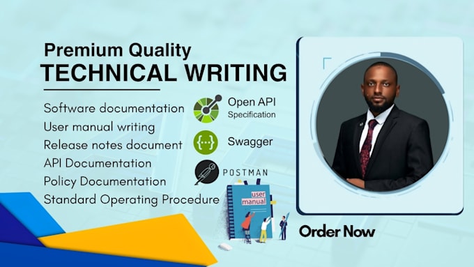 write professional technical documentation, user manual and API guides