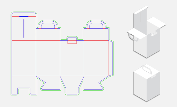 create professional, print ready dieline and diecut templates