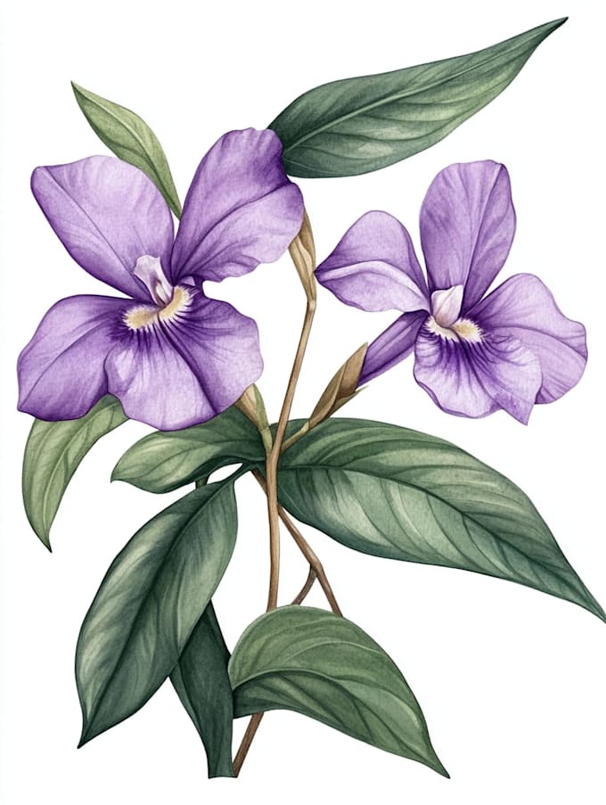 do a botanical illustration