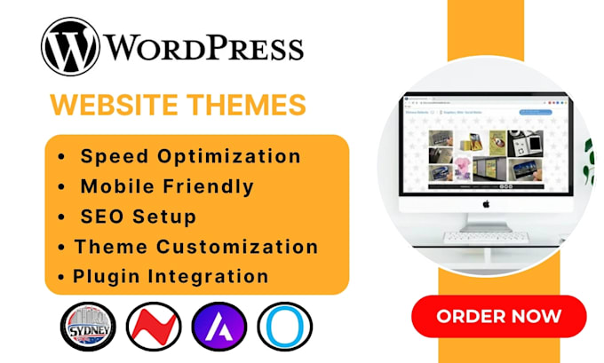 setup wordpress website themes astra oceanwp neve sydney hestia avada ultra