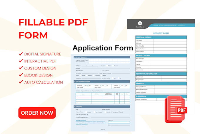 Create interactive pdf editable fillable pdf forms on acrobat, indesign ...