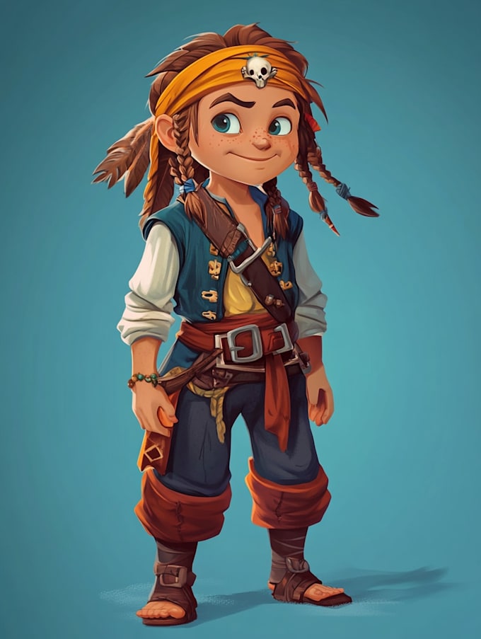 do 2d game character design and animation
