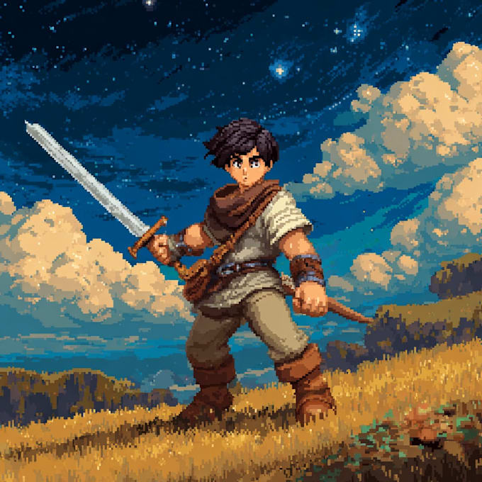 create pixel art sprites and animations