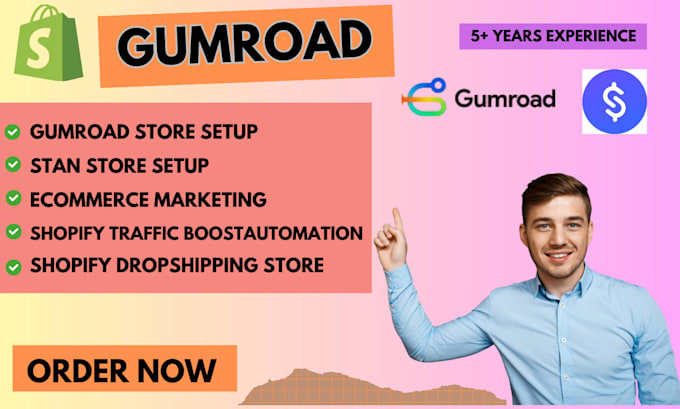 gumroad store setup, etsy sales boost, stan store setup, ecommerce marketing