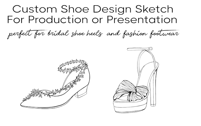 custom shoe designs sketch