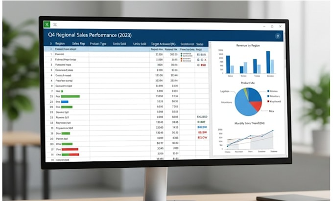 clean, format, merge, split excel data