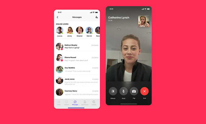 develop online dating app,  tinder app, live stream video chat app