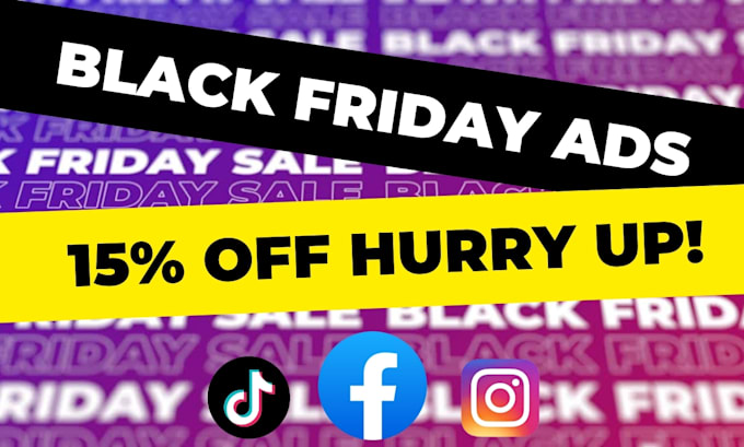 create black friday halloween christmas instagram and facebook ads campaign