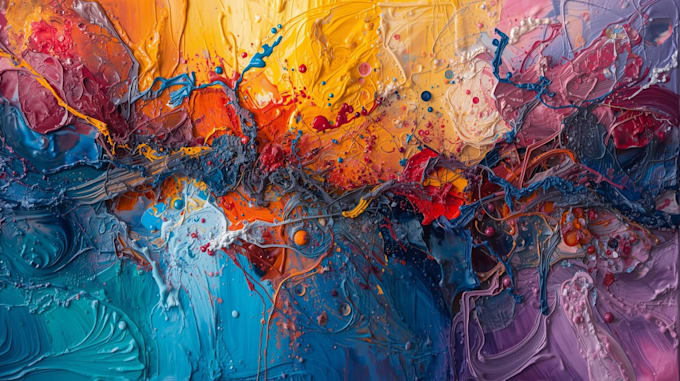 create original acrylic and oil paintings from your