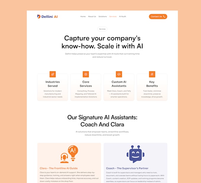 design fintech website or saas landing page in figma