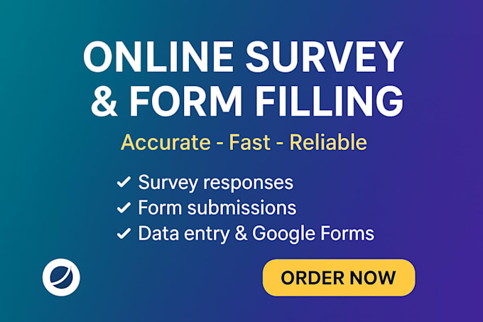 do online survey form filling and precise data entry with detailed accuracy