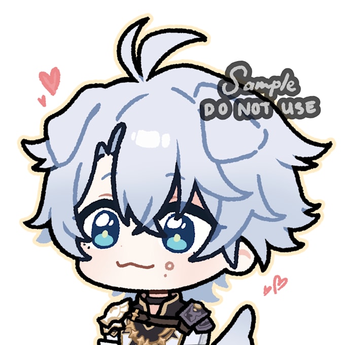do digital chibi icon art commissions