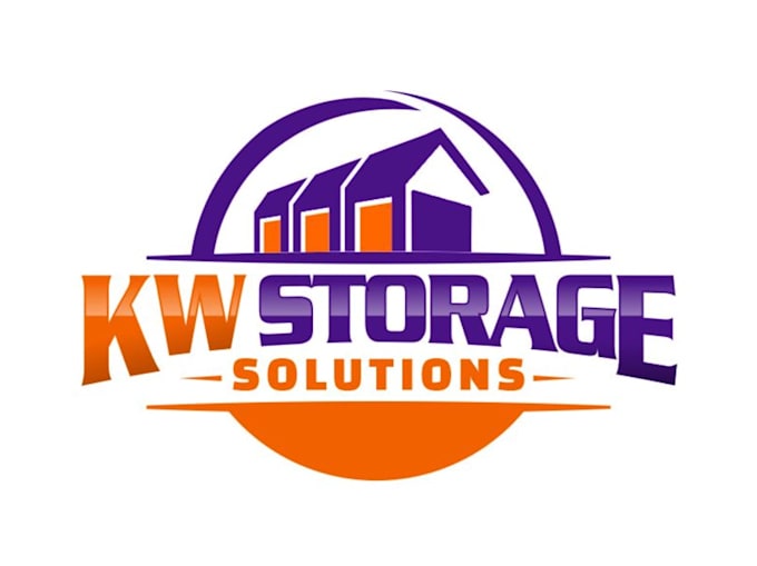 create a modern storage and warehous logo design