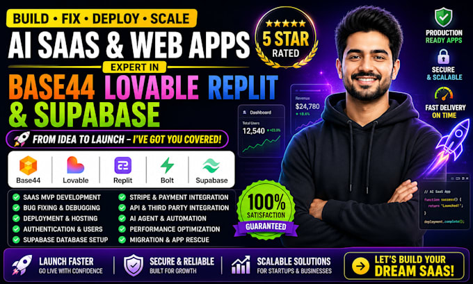deploy base44 app migrate base44 lovable saas mvp replit ai base44 vibe coding