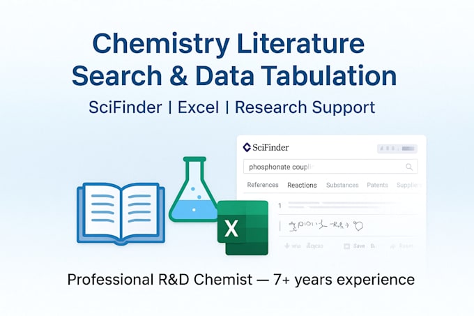 extract chemistry literature data via scifinder