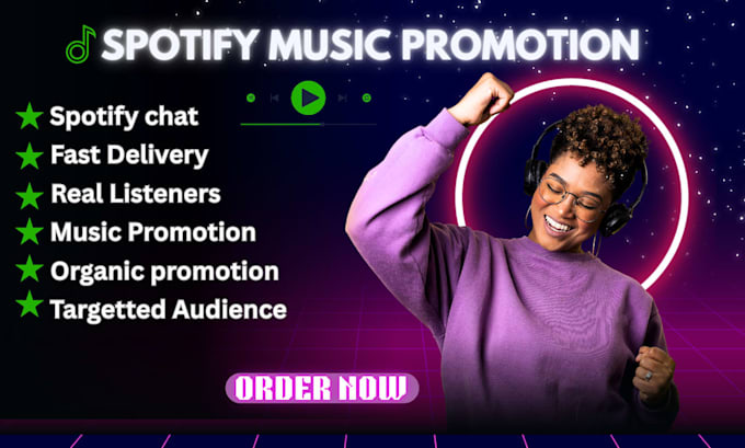 do music promotion, spotify promotion, and music marketing
