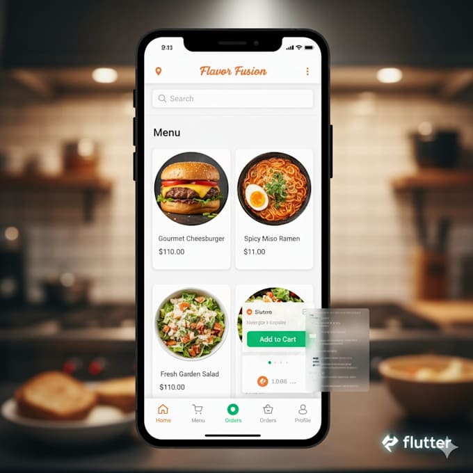 build a beautiful,flutter mobile app