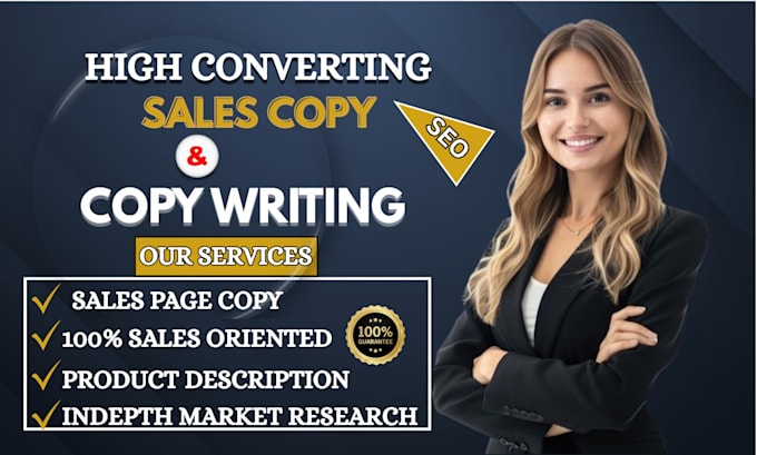 write high converting copy and SEO website content