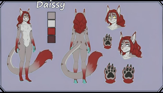 furry reference sheet furry ref sheet anthro ref sheet nsfw and sfw ref sheet