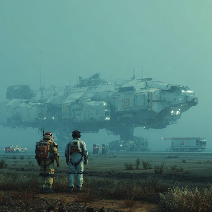 sci fi illustration and sci fi art