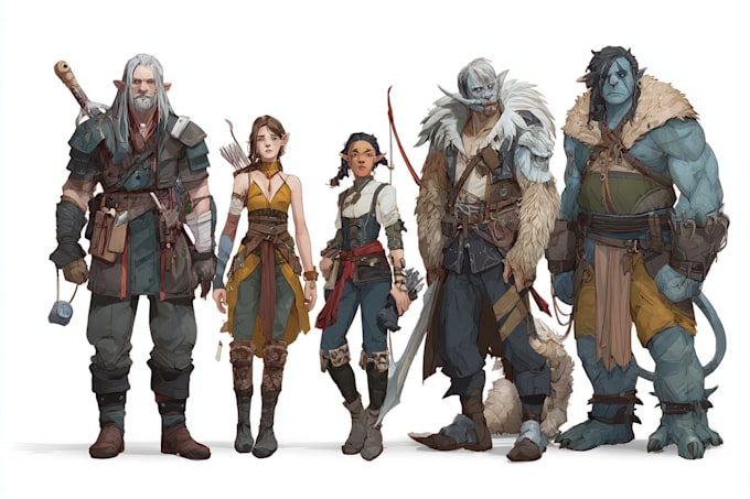 do fantasy and fantasy character design