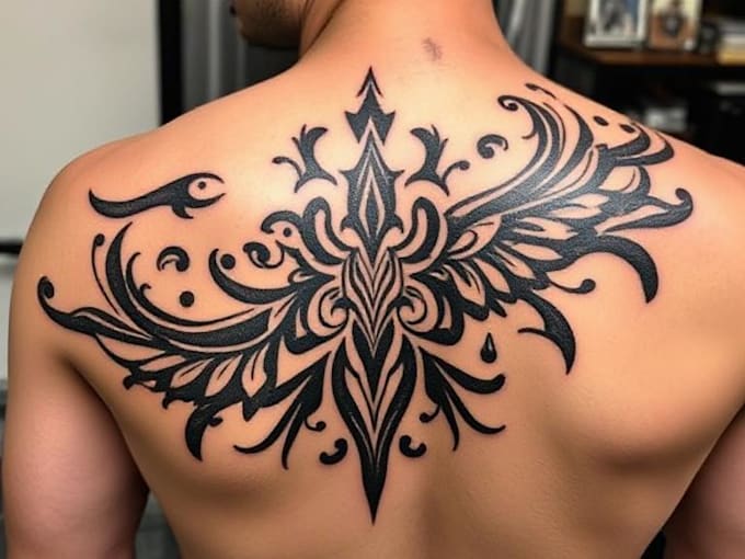 design a polynesian maori tribal tattoo