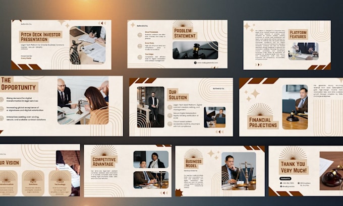 design investors pitch decks presentations
