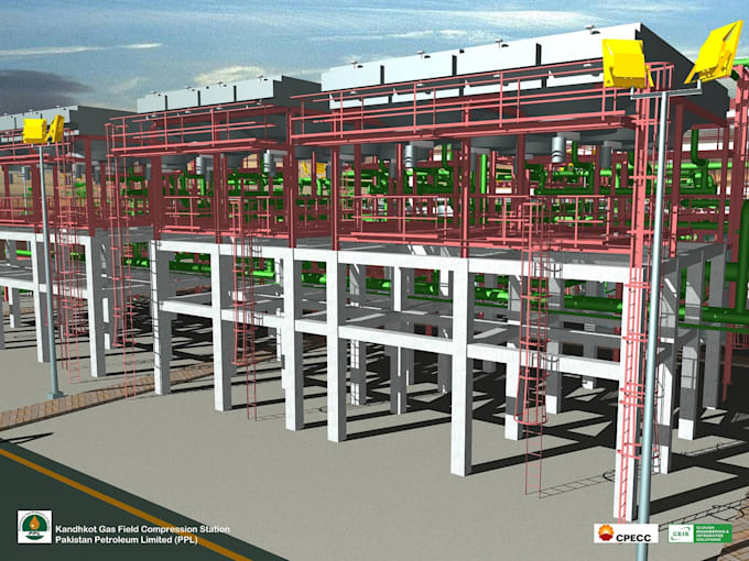 develop 3d model using plant 3d