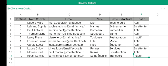 une saisie de données rapide, dactylographie, copy paste et assistant virtuel