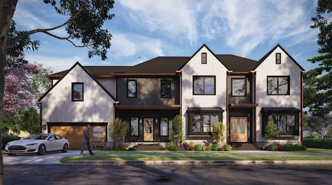 revitalize property development, bath house, outdoor shower,render 2d restaurant