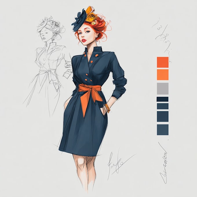 create a fashion designs for you