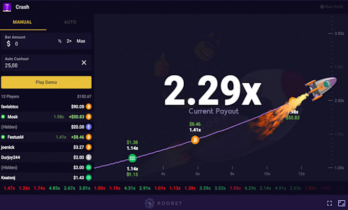 develop crypto game, crash game website, coin flipping game website