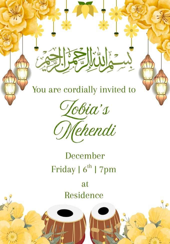 design invitation cards for you
