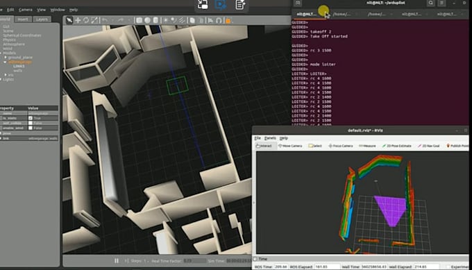 ros1 ros2 projects gazebo simulation to hardware implementation
