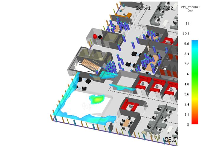 provide advanced fds fire simulation and smoke control analysis for your project