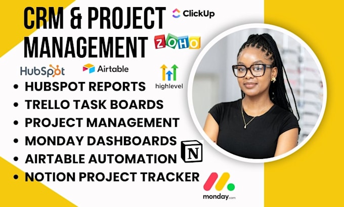 notion planning dashboards trello task boards airtable data trackers gohighlevel