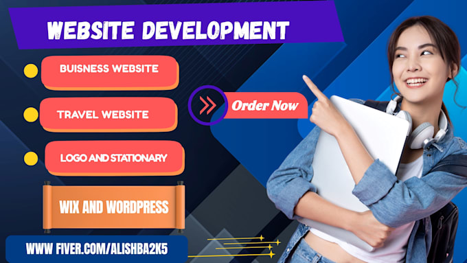 design a professional wix website for your buisness