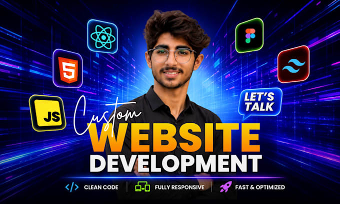 design a stunning HTML landing page or HTML static website