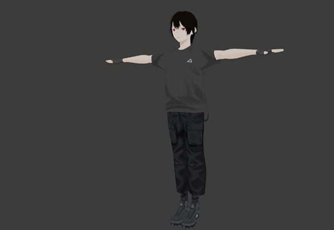 create, rig, edit, fix 3d model for vrchat, vroid, mmd, 52 arkit blendshapes