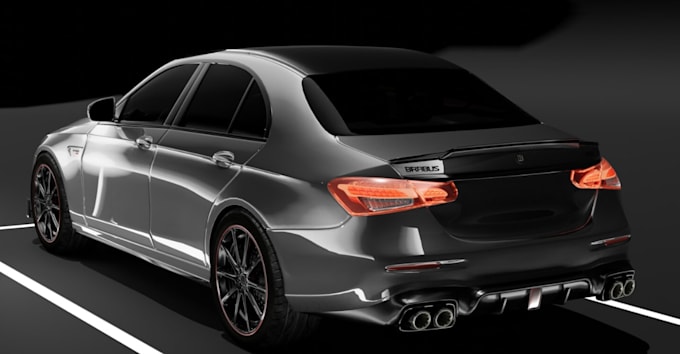 luxury 3d car model,car visualization,3d rigging, interior trim,bodykits design