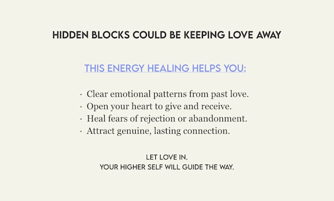 do energy cleansing for love and soulmate connection