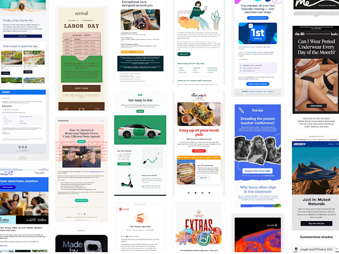 design a responsive HTML email template or newsletter