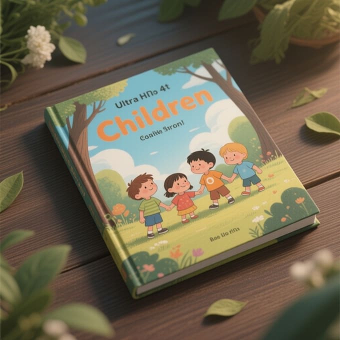 create cute and colorful childrens book illustrations for KDP and storybooks