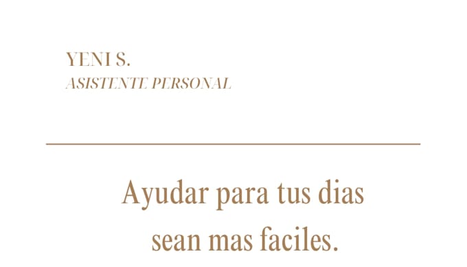 te ayudaré como asistente virtual personal