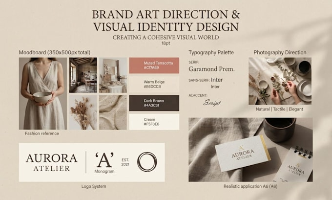 create brand art direction visual corporate identity design