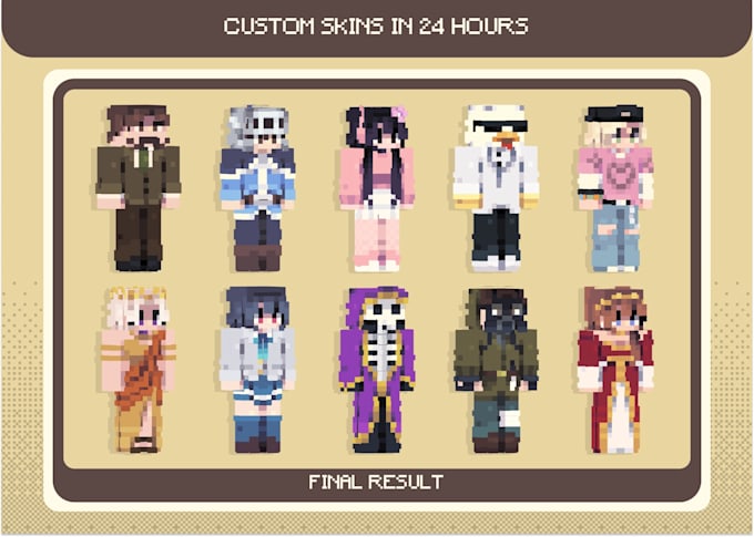 create a custom minecraft skin for you
