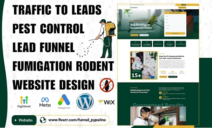 generate pest control leads termite control rodent removal fumigation website