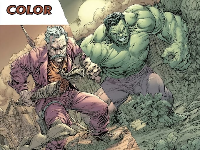 draw a special comics and illustration