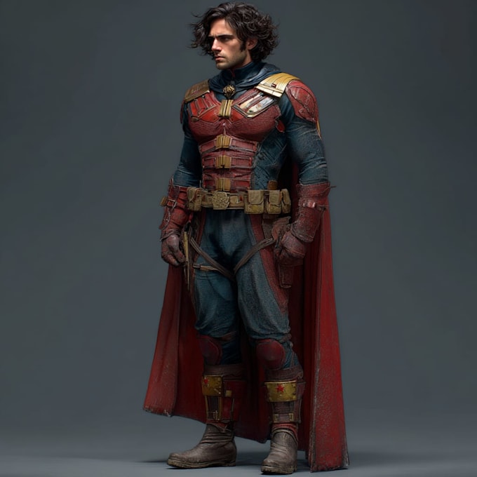 draw a superhero character