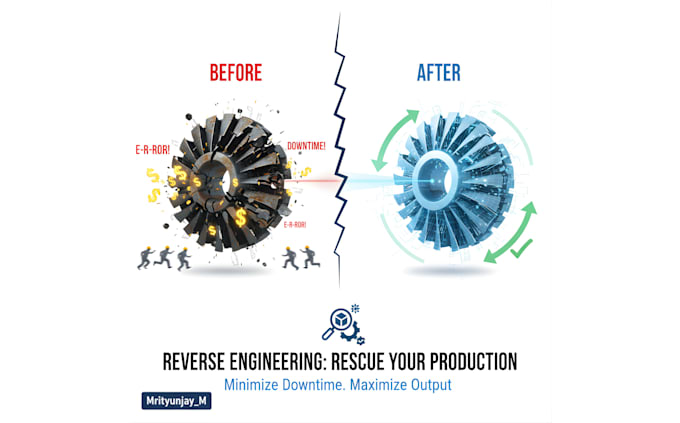 reverse engineer mechanical part for manufacturing
